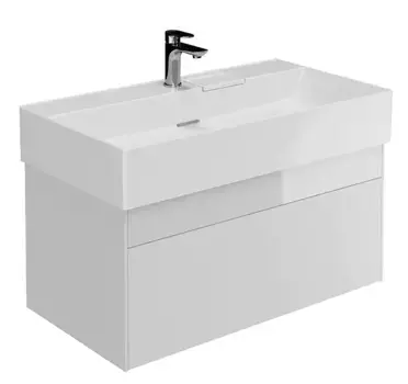 Тумба с раковиной «Kerama Marazzi» Logica 90 New (Logica 90-1) подвесная белоснежная