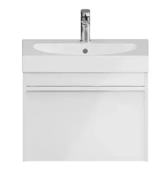 Тумба с раковиной «Kerama Marazzi» Modula 60 (Buongiorno 60/48) подвесная белая глянцевая