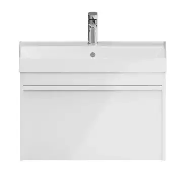 Тумба с раковиной «Kerama Marazzi» Modula 70 (Cubo 70/48) подвесная белая глянцевая