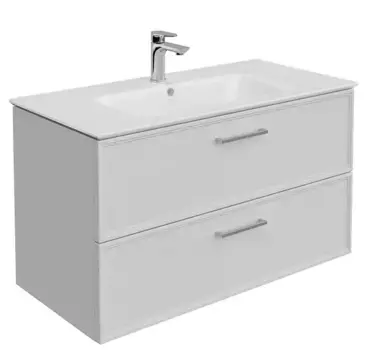 Тумба с раковиной «Kerama Marazzi» Piano Classic 95 (Piano 95) подвесная ясень белый матовый