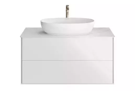 Тумба с раковиной «Kerama Marazzi» Plaza Modern 100/2 (Plaza 60/38) подвесная белая