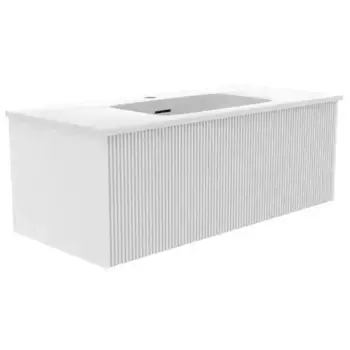 Тумба с раковиной «La Fenice» Terra 100 (Flat 100 254365) подвесная Bianca