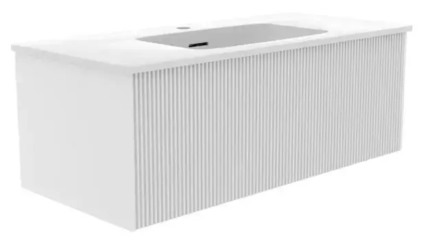 Тумба с раковиной «La Fenice» Terra 100 (Slim Line 100) подвесная Bianca