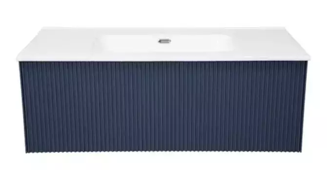 Тумба с раковиной «La Fenice» Terra 100 (Slim Line 100) подвесная Blu Grigio