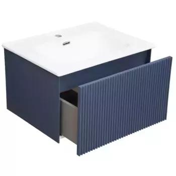 Тумба с раковиной «La Fenice» Terra 60 (Flat 60 254363) подвесная Blu Grigio