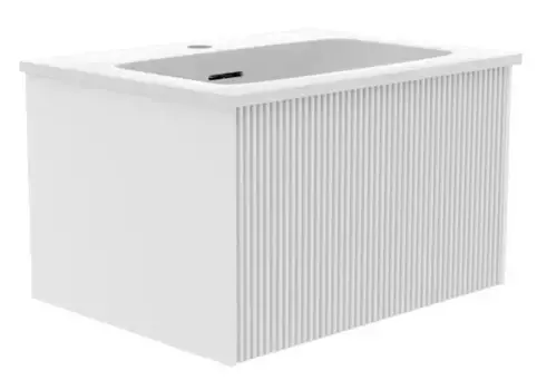 Тумба с раковиной «La Fenice» Terra 60 (Slim Line 60) подвесная Bianca