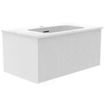 Тумба с раковиной «La Fenice» Terra 80 (Flat 80 254364) подвесная Bianca