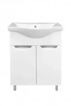 Тумба с раковиной «Loranto» Стиль 60 (Basic 60) белая