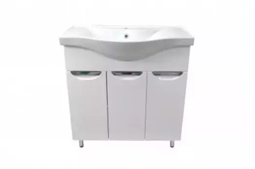 Тумба с раковиной «Loranto» Стиль-80 (Basic 80) белая