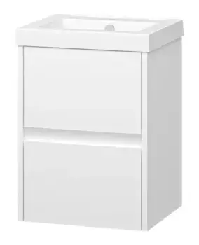 Тумба с раковиной «Misty» Алиса 40 (Алиса 40) подвесная белая