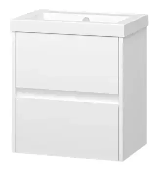 Тумба с раковиной «Misty» Алиса 50 (Alice 50) подвесная белая