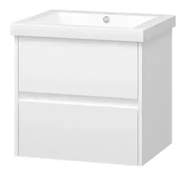 Тумба с раковиной «Misty» Алиса 58 (Alice 58) подвесная белая
