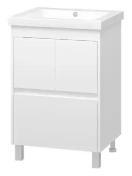 Тумба с раковиной «Misty» Алиса 58 (Alice 58) белая