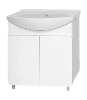Тумба с раковиной «Misty» Чегет 75 (Лагуна 75) напольная не угловая белая
