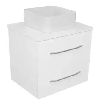 Тумба с раковиной «Misty» Челси 60 (Джой 46) подвесная белая