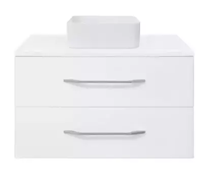 Тумба с раковиной «Misty» Челси 80 (Джой 46) подвесная белая