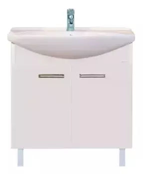 Тумба с раковиной «Misty» Джулия 85 (Laguna 85) белая