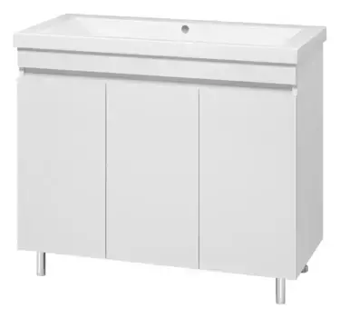 Тумба с раковиной «Misty» Енисей 100 (Alice 100) белая