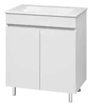 Тумба с раковиной «Misty» Енисей 70 (Como 70) белая