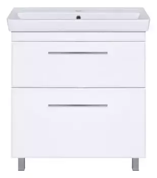 Тумба с раковиной «Misty» Элен 80 (Q 80) белая