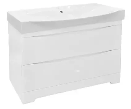 Тумба с раковиной «Misty» Элвис 105 (Элвис 105) белая