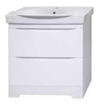 Тумба с раковиной «Misty» Элвис 70 (Санти 70) белая
