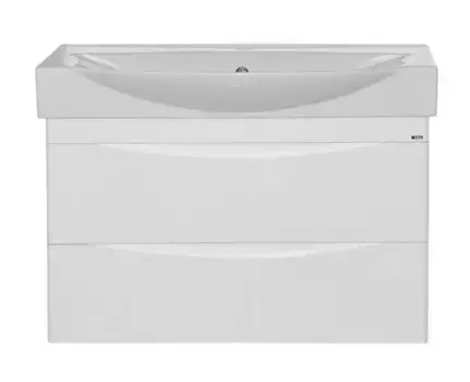 Тумба с раковиной «Misty» Элвис 85 (Элвис 85) подвесная белая