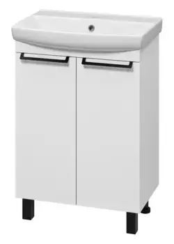 Тумба с раковиной «Misty» Клермонт 60 (Клермонт 60) белая