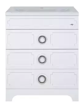 Тумба с раковиной «Misty» Лейла 80 (Evva 80D) белая