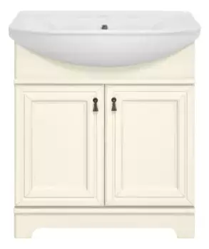 Тумба с раковиной «Misty» Лувр 65 (Стиль 65) слоновая кость