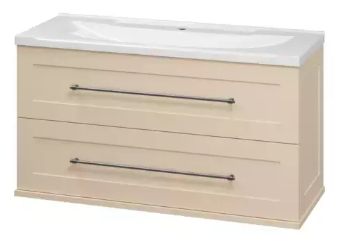 Тумба с раковиной «Misty» Марта 100 (Evva 100D) подвесная бежевая