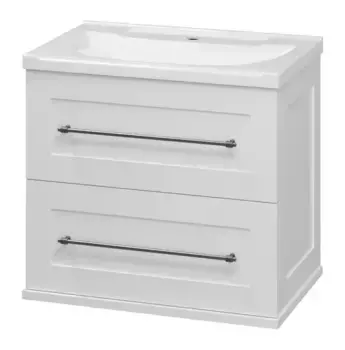 Тумба с раковиной «Misty» Марта 60 (Evva 60D) подвесная белая