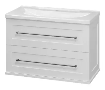 Тумба с раковиной «Misty» Марта 80 (Evva 80D) подвесная белая