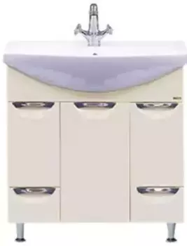 Тумба с раковиной «Misty» Орхидея 85 (Laguna 85) бежевая