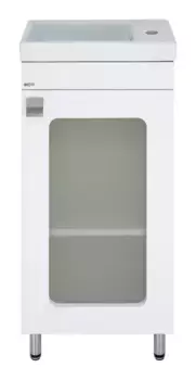 Тумба с раковиной «Misty» Урал 40 (Енисей 40) белая правая