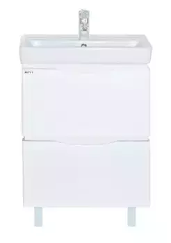 Тумба с раковиной «Misty» Венера 55 (Тигода 55) белая