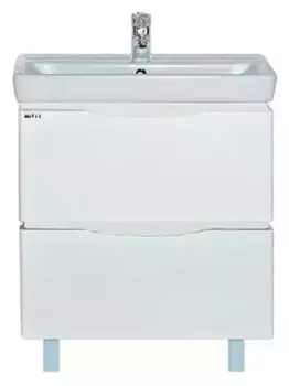 Тумба с раковиной «Misty» Венера 80 (Q 80) белая
