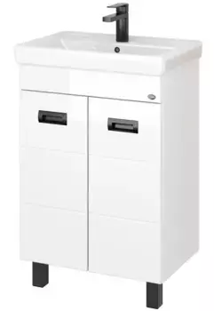 Тумба с раковиной «Onika» Балтика-Квадро Black 55.11 (Тигода 55) белая