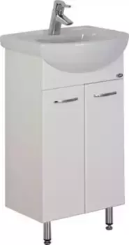 Тумба с раковиной «Onika» Коралл 55.10 (Уют 55) белая