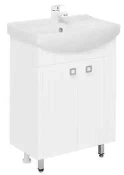 Тумба с раковиной «Onika» Лига 55.11 (Балтика 55/43) белая