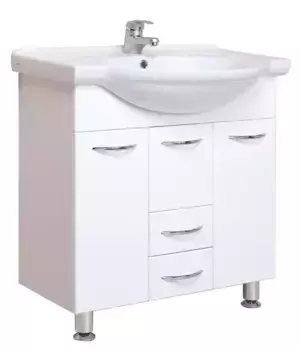 Тумба с раковиной «Onika» Моника 75.10 (Байкал 75) белая
