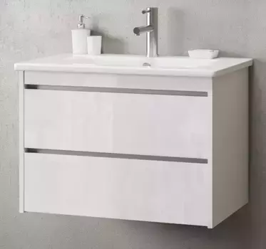 Тумба с раковиной «Opadiris» Фреш 80 (Euphoria 80) подвесная белая