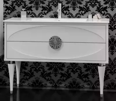 Тумба с раковиной «Opadiris» Ибица 120 (Ibiza 121) белый/хром