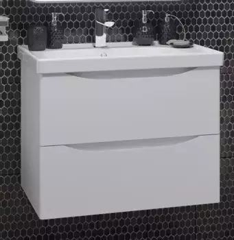 Тумба с раковиной «Opadiris» Элеганс 70 (Frame 70) подвесная белый матовый