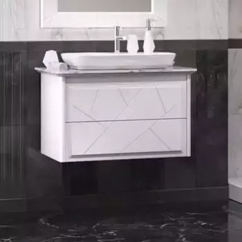 Тумба с раковиной «Opadiris» Луиджи 90 New (Nova 70) подвесная белая матовая