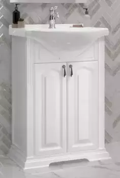 Тумба с раковиной «Opadiris» Риспекто 55 (Nil 55/47) белая матовая