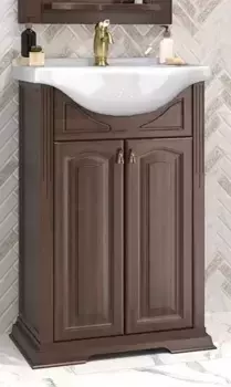 Тумба с раковиной «Opadiris» Риспекто 55 (Nil 55/47) орех антикварный