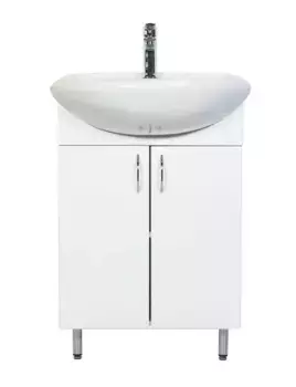 Тумба с раковиной «Orange» Лайт 45 (Уют 45) белый глянец