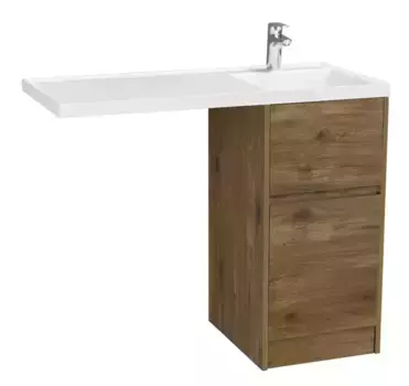 Тумба с раковиной под стиральную машину «Aquaton» Лондри 40 (Лондри 105) дуб рустикальный