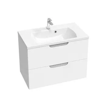 Тумба с раковиной «Ravak» SD Classic II 80 (Classic II XJX01180000 80/45) подвесная белая/серая